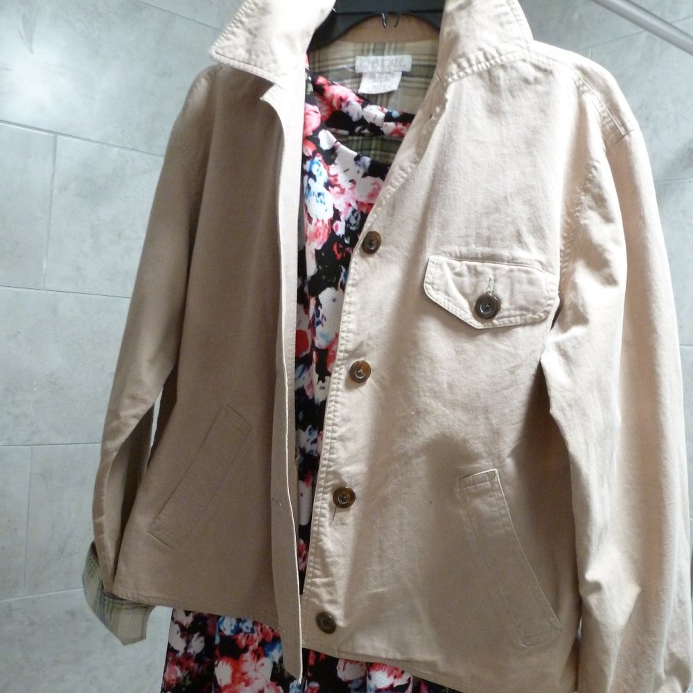 Cherokee Light Khaki Loose Fit Jacket  Small